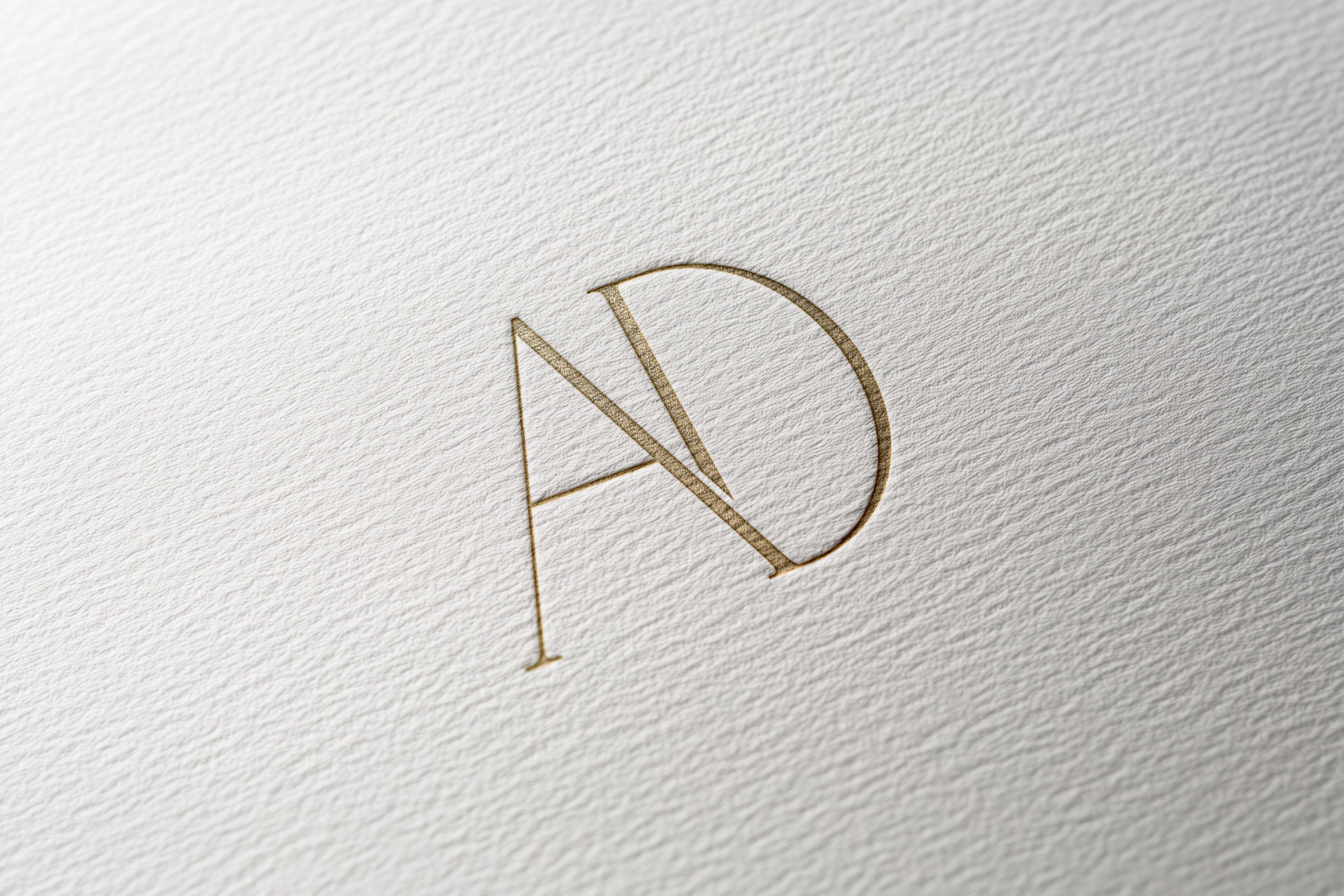 Advertisement Monogram AD Monogram – Linked Letters