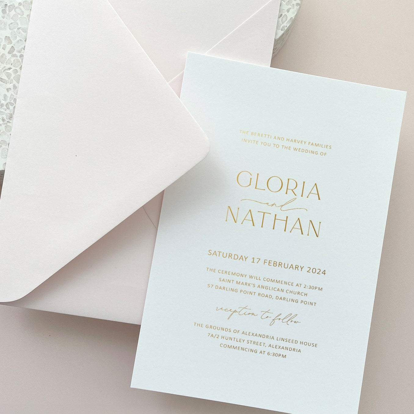 Athena Wedding Invitation - Printable File