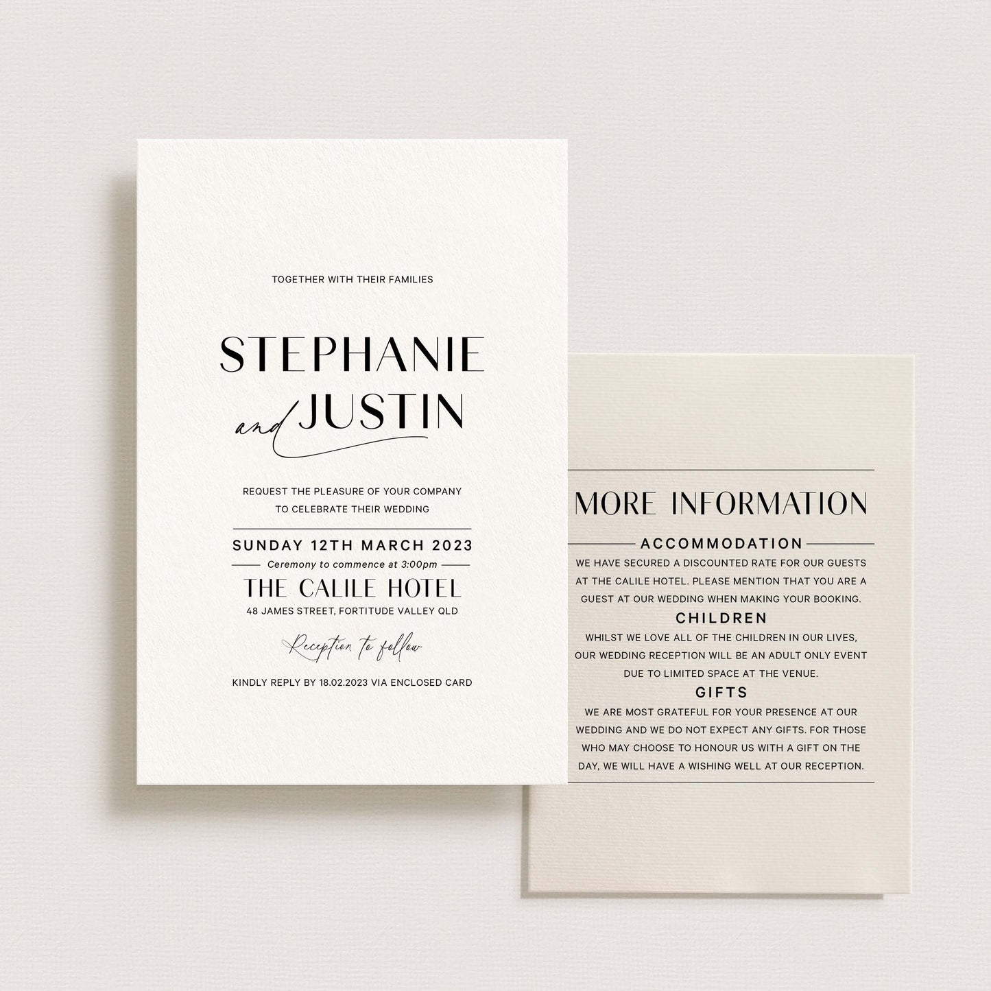 Beyond Wedding Invitation - Printable File