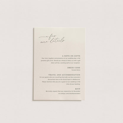 Monogram Wedding Invitation Suite