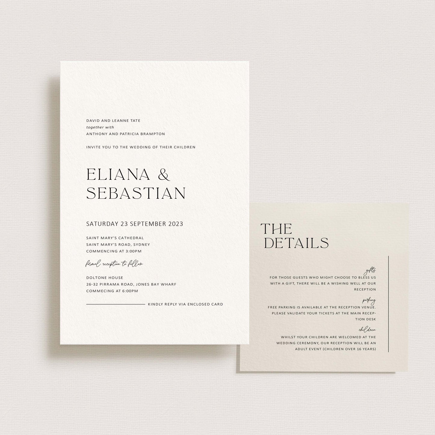 Devoted Wedding Invitation