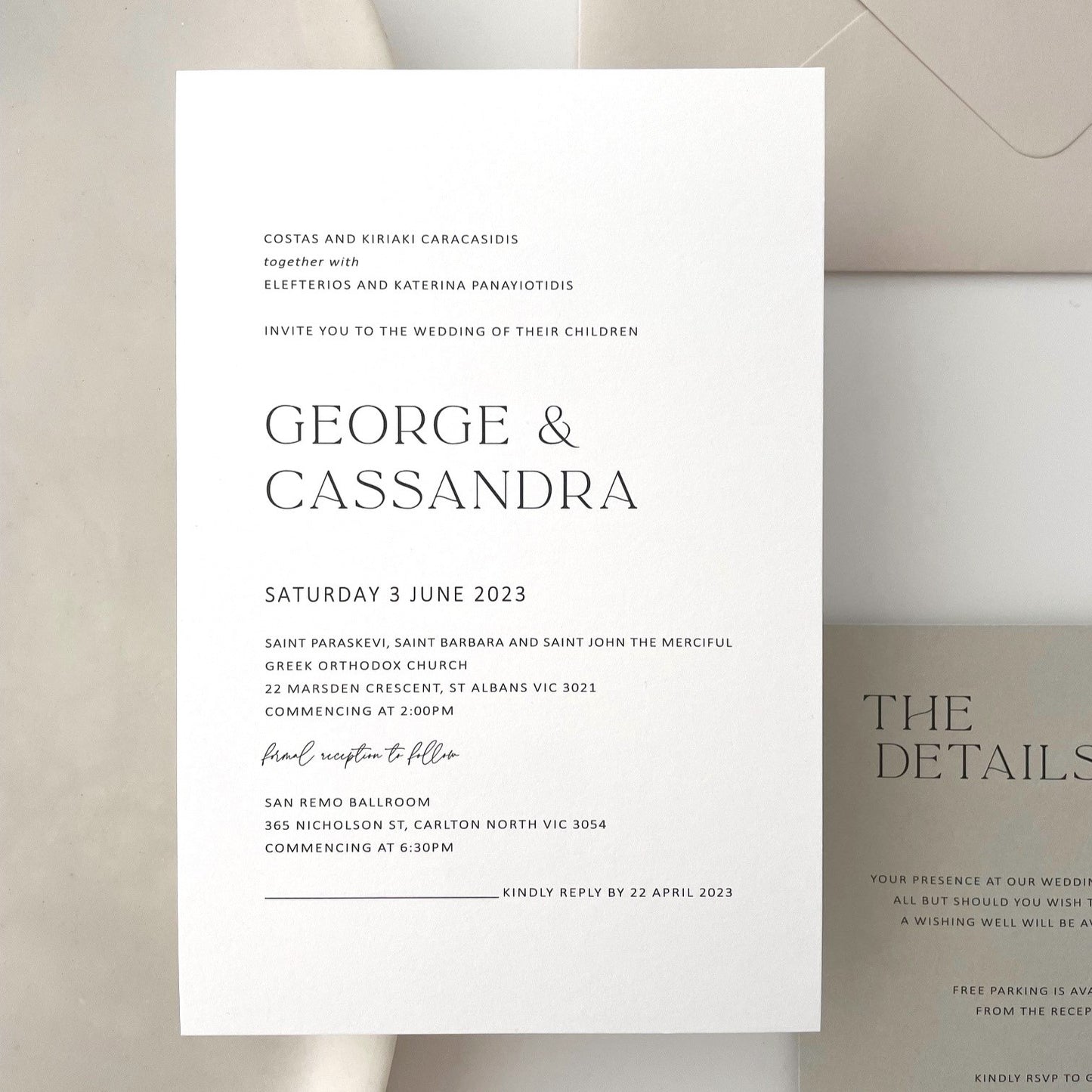 Devoted Wedding Invitation