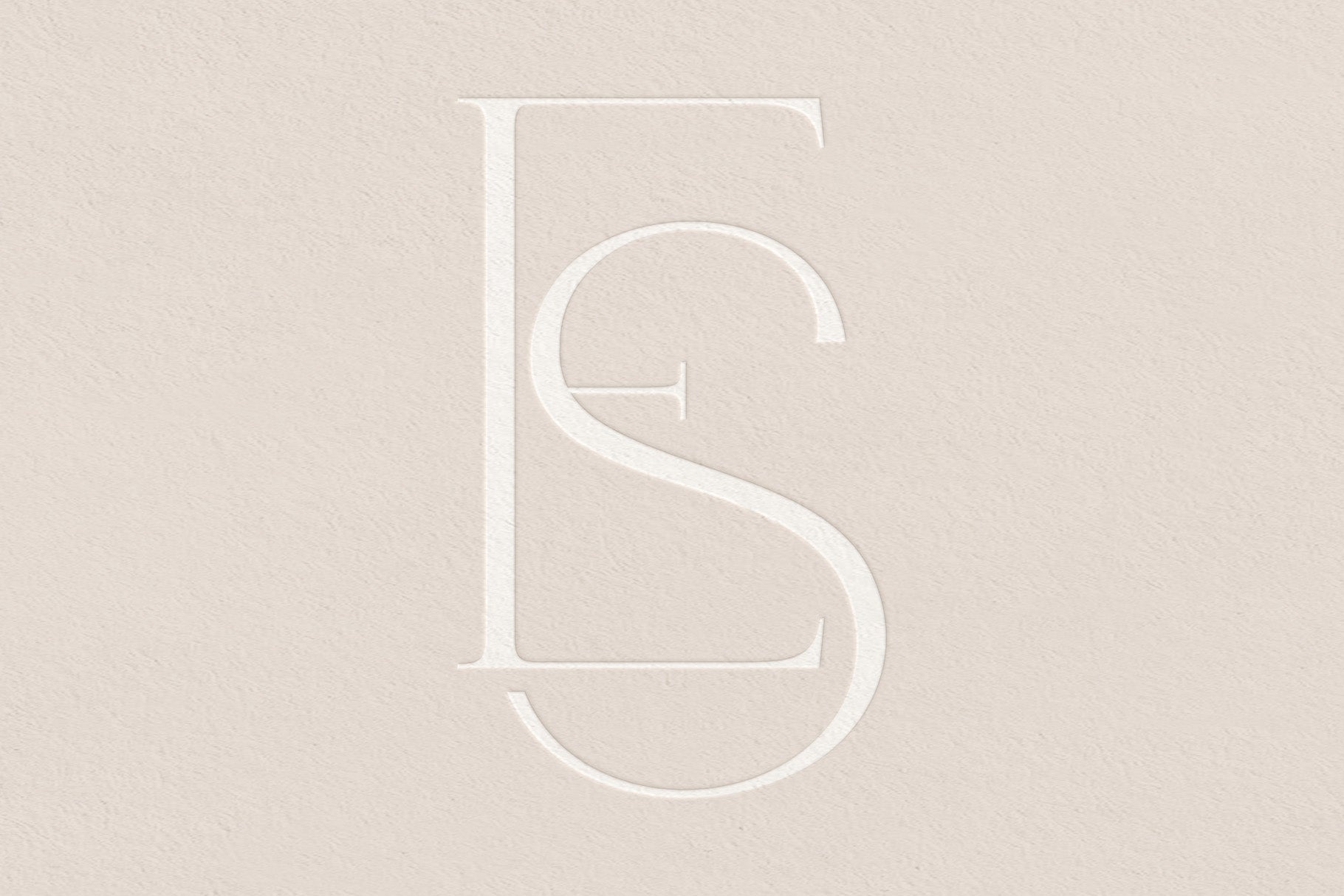 ES Monogram – Linked Letters