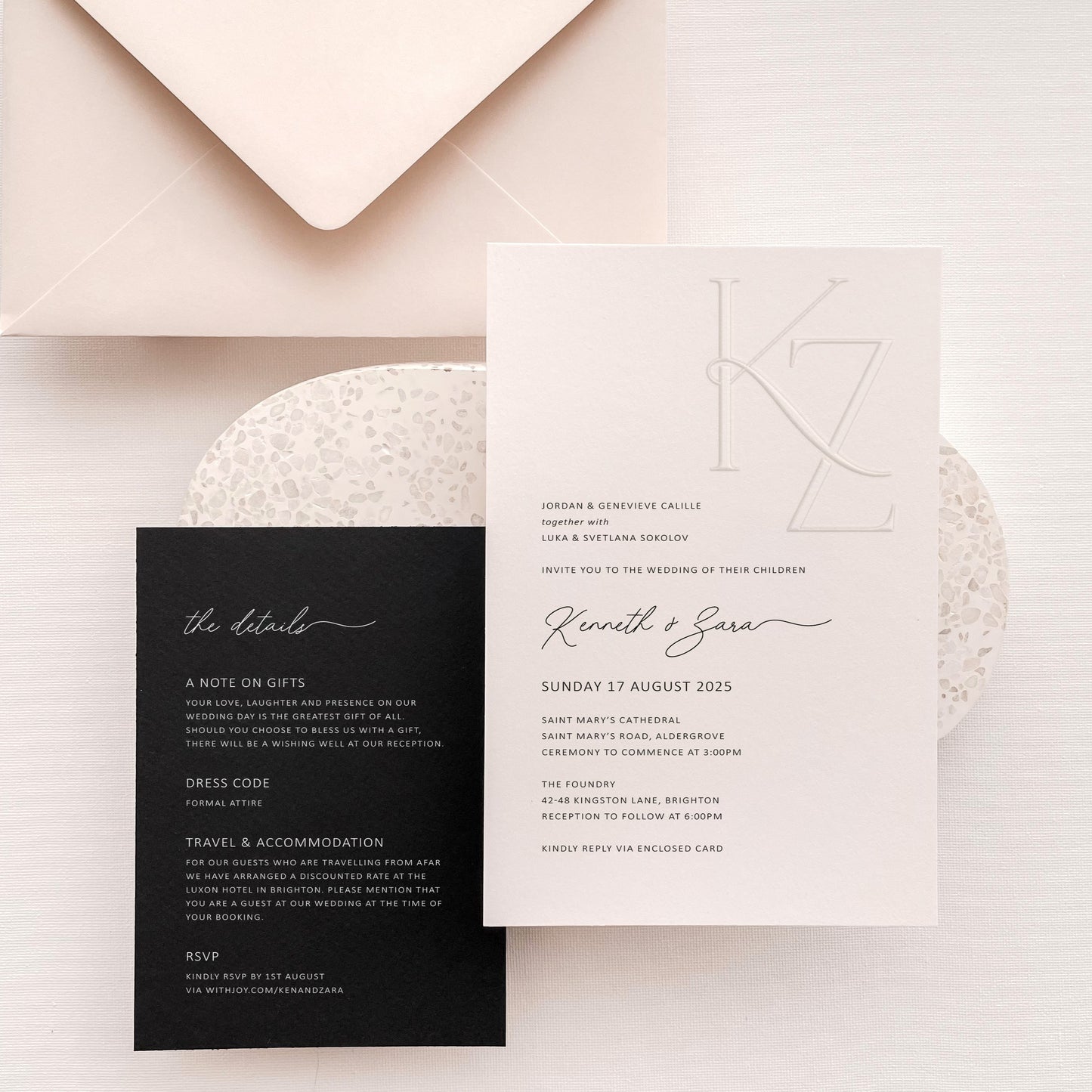 In Script Wedding Invitation - Printable File