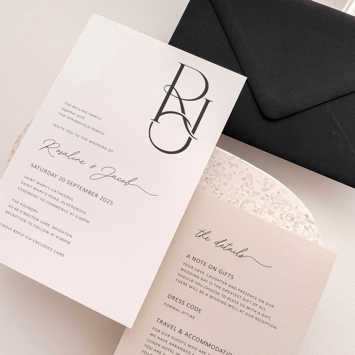 In Script Wedding Invitation - Printable File